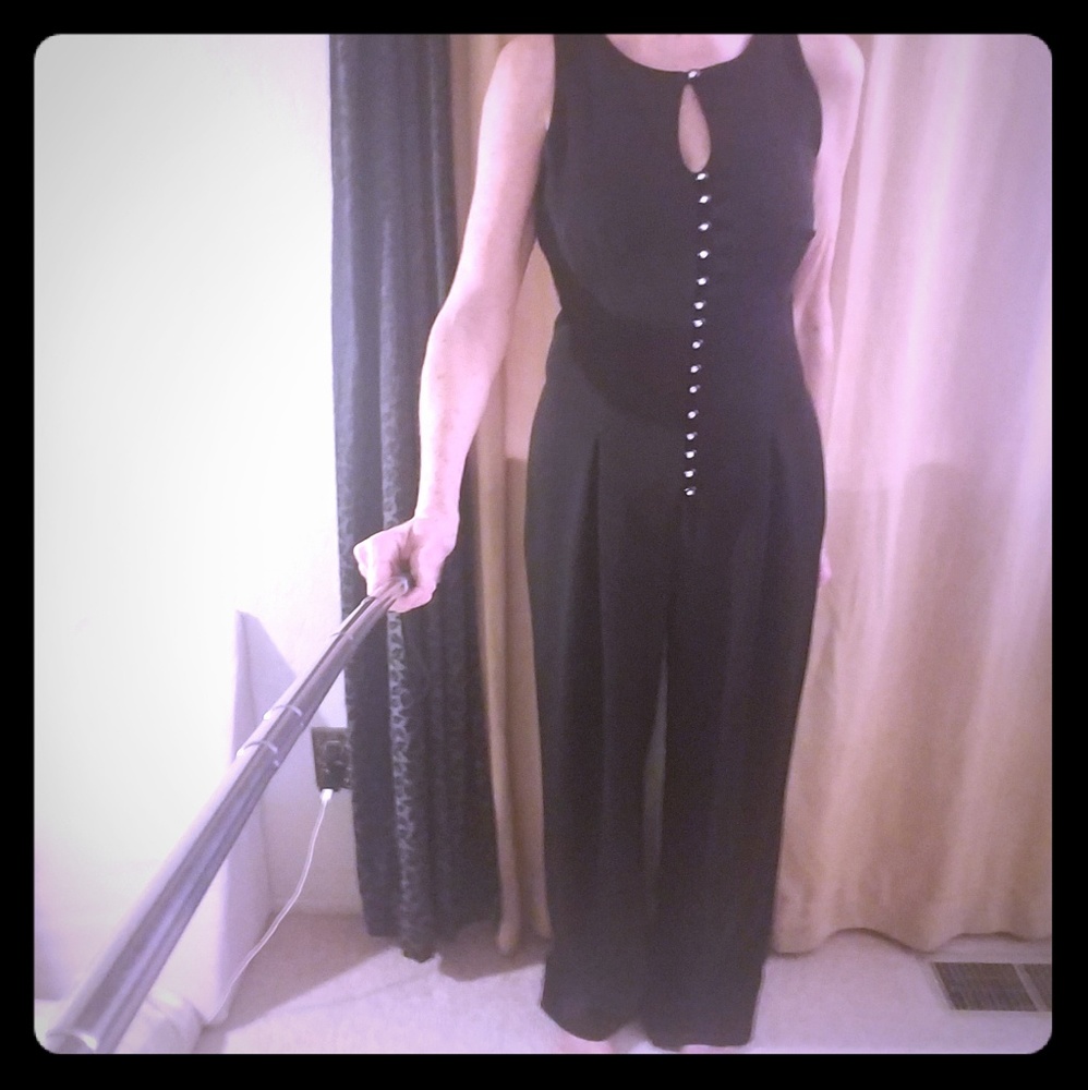 Georgiou Studio Black One piece Pantsuit